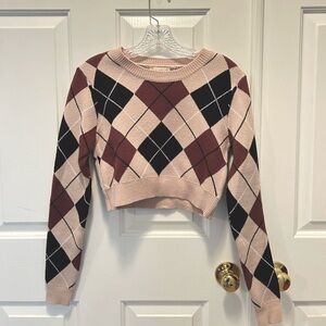 HOLLISTER cropped sweater, size small